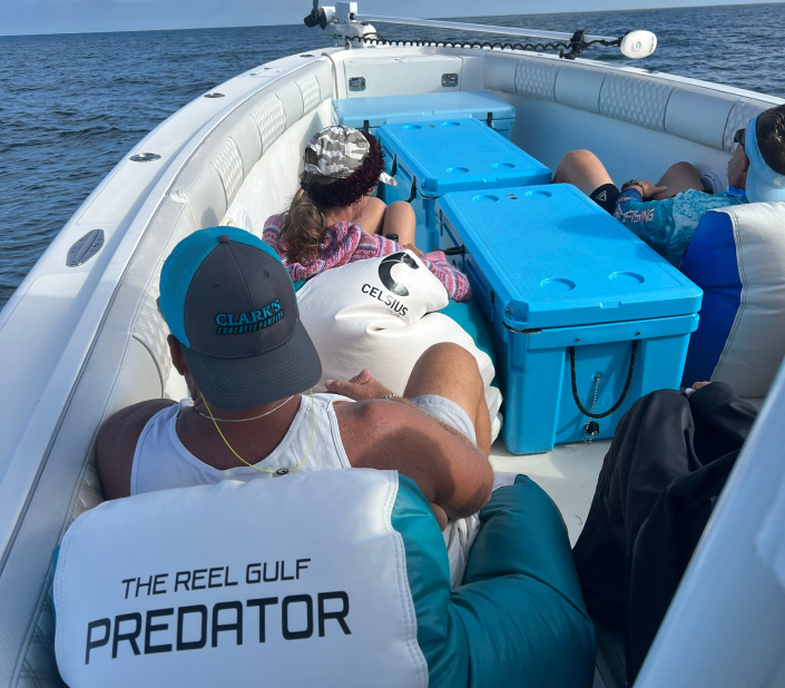 offshore fishing with reel gulf predator